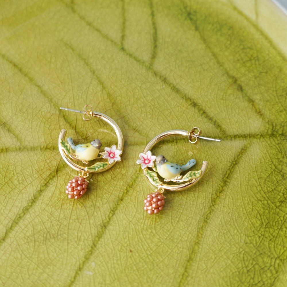 Nwt cute bird earrings Bill skinner